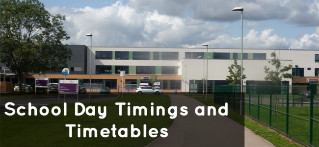 School Day Timings and Timetables (4)